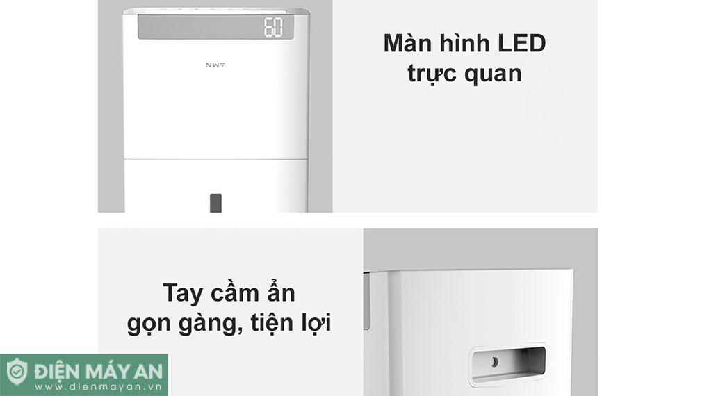 Máy Hút Ẩm Thông Minh Xiaomi New Widetech 60L WDH08E60FPW